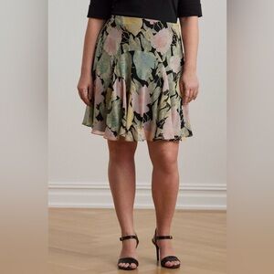 NWT Ralph Lauren Multicolor Floral Skirt Sz 6